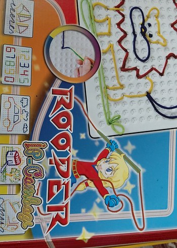 Renkli İp Geçirme Oyunu - 16 Desenli - Görsel 7