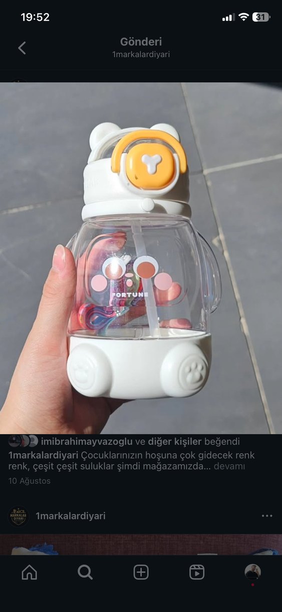 Renkli  Çocuk Termos Şişesi - Görsel 3