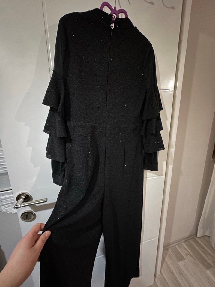 Kadın simli tulum - Görsel 2