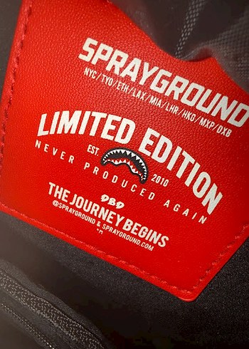 Sprayground Sharks In Paris Lenticular Chomp - SIFIR / ETİKETLİ - Görsel 3