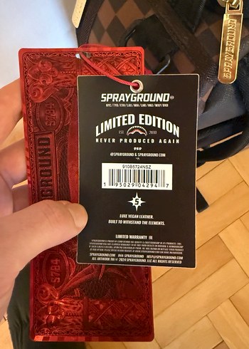 Sprayground Sharks In Paris Lenticular Chomp - SIFIR / ETİKETLİ - Görsel 4