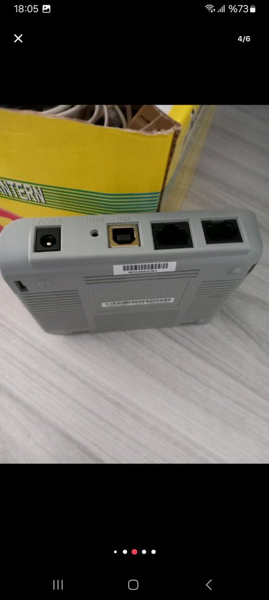 AirTies Beyaz Gri ADSL Modem - Görsel 4