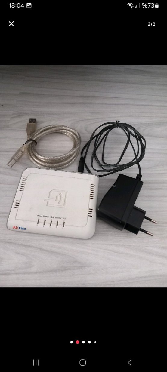 AirTies Beyaz Gri ADSL Modem - Görsel 2