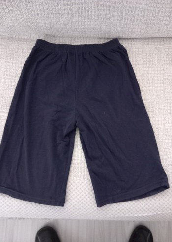 Beyaz ve Siyah Elastik Bel Spor Şort 2 Adet - Görsel 3