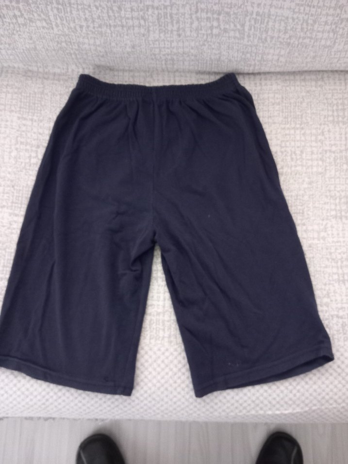 Beyaz ve Siyah Elastik Bel Spor Şort 2 Adet - Görsel 3