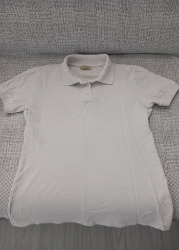 Beyaz Kısa Kollu Polo Yaka Tişört 2 Adet - Görsel 2