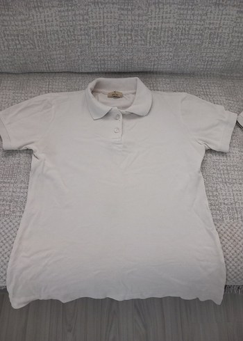 Beyaz Kısa Kollu Polo Yaka Tişört 2 Adet - Görsel 4