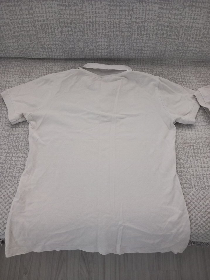 Beyaz Kısa Kollu Polo Yaka Tişört 2 Adet - Görsel 5