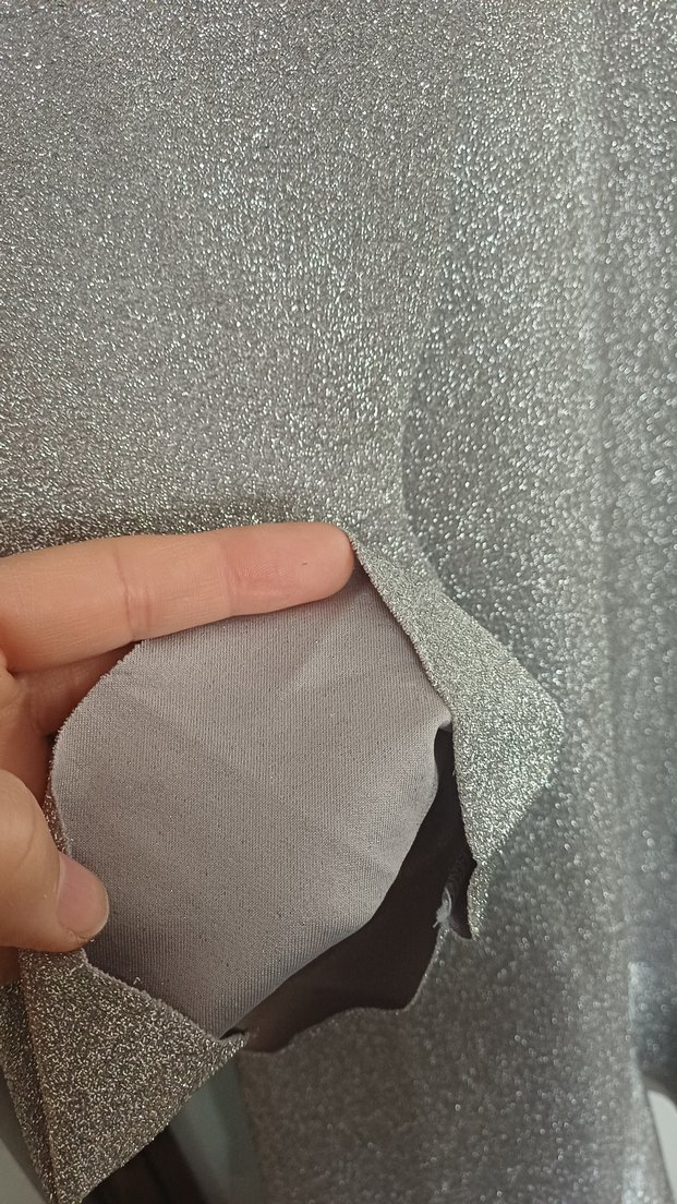 Gri Uzun Kollu simli tunik - Görsel 3