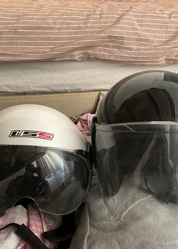 Beyaz Biker Kaskı, Tokalı, Grunge Punk Tarzı - Görsel 4