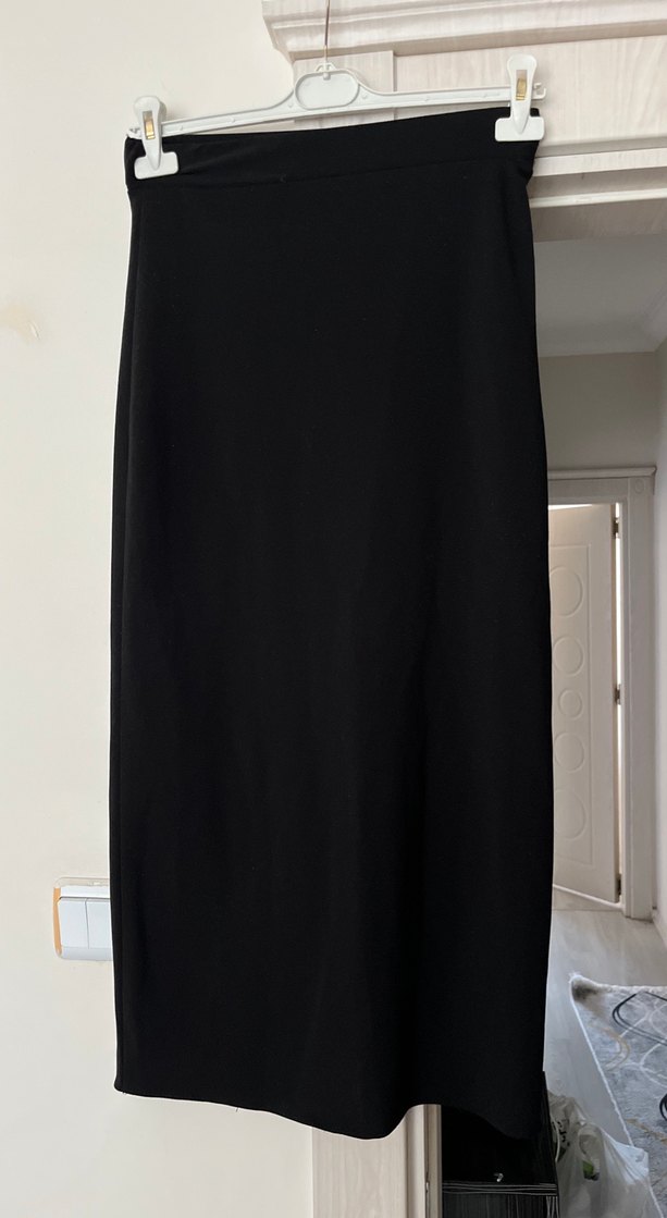 Kadın Siyah Uzun Etek - Görsel 4
