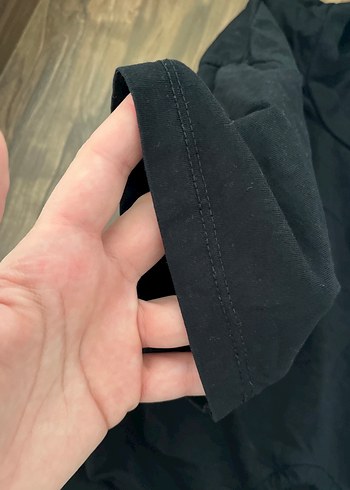 Kısa Kollu Siyah crop - Görsel 2