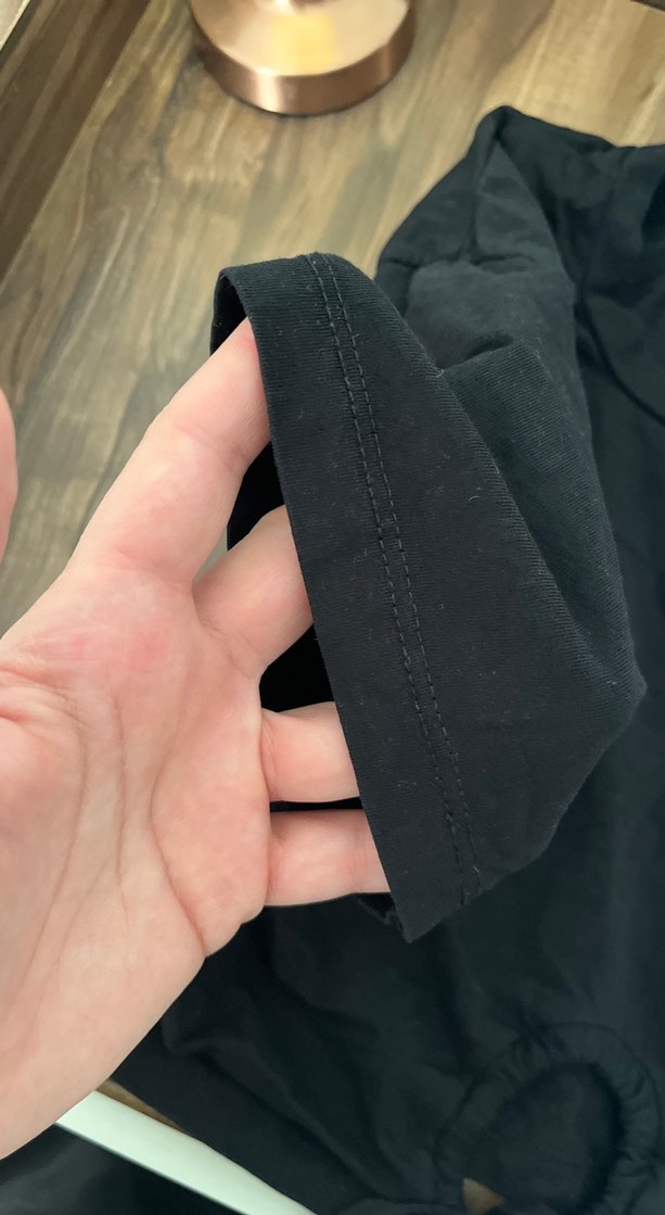 Kısa Kollu Siyah crop - Görsel 2