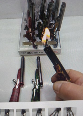 Renkli Tabanca Şeklinde Çakmak - Görsel 4