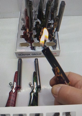 Renkli Tabanca Şeklinde Çakmak - Görsel 2