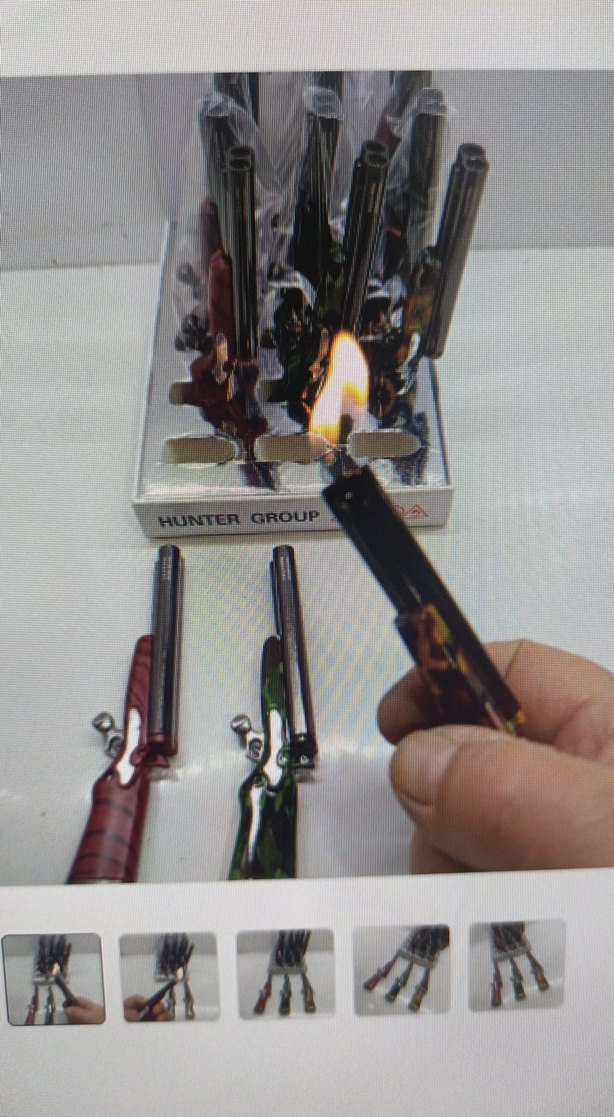 Renkli Tabanca Şeklinde Çakmak - Görsel 4