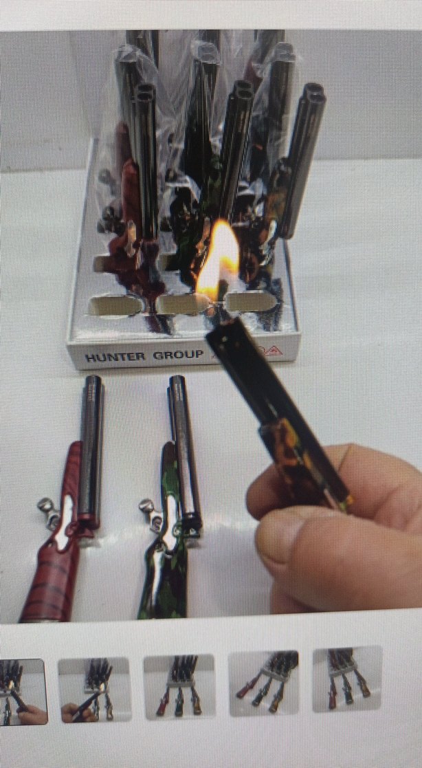 Renkli Tabanca Şeklinde Çakmak - Görsel 3