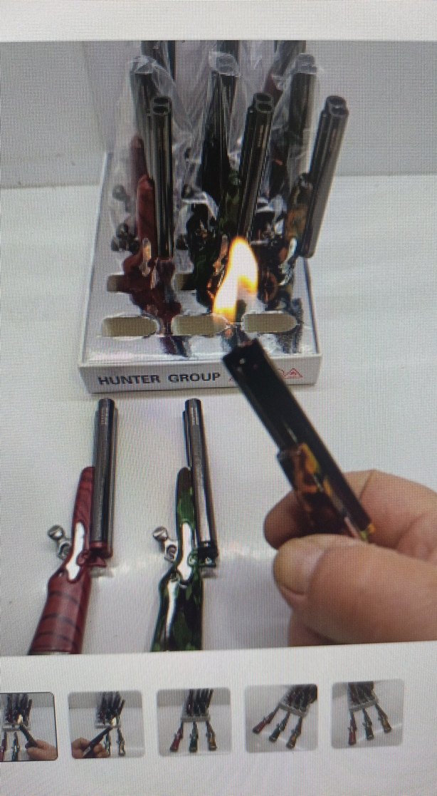 Renkli Tabanca Şeklinde Çakmak - Görsel 2