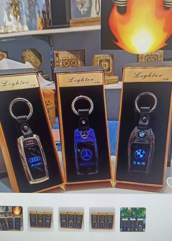 Renkli Vintage Biker anahtar lik cakmak - Görsel 2