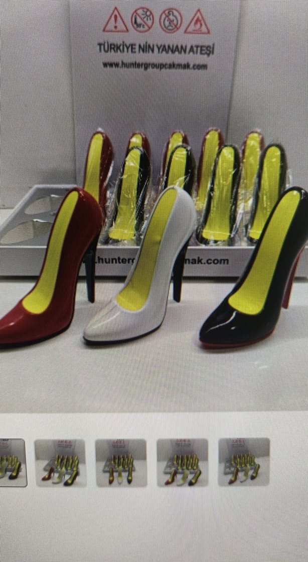 sevgiliye hediye çakmak kadın ayakkabı figürlü - Görsel 2