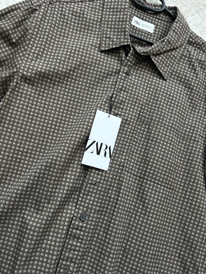 Zara Erkek Kısa Kollu Gömlek - Görsel 5