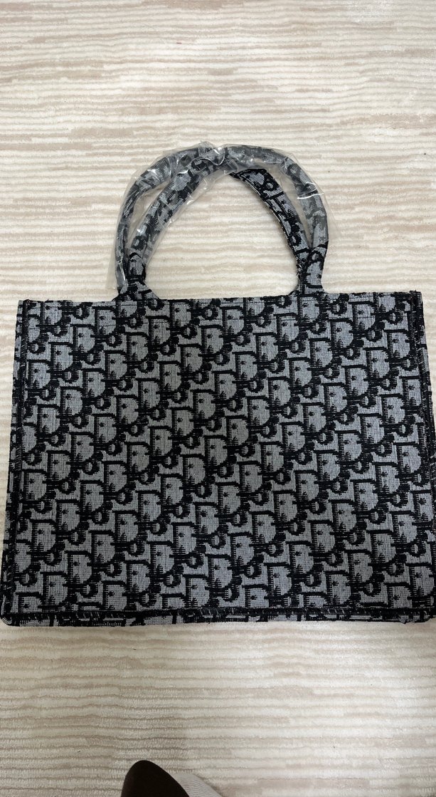 Christian Dior Gri Desenli Kadın Çanta - Görsel 2