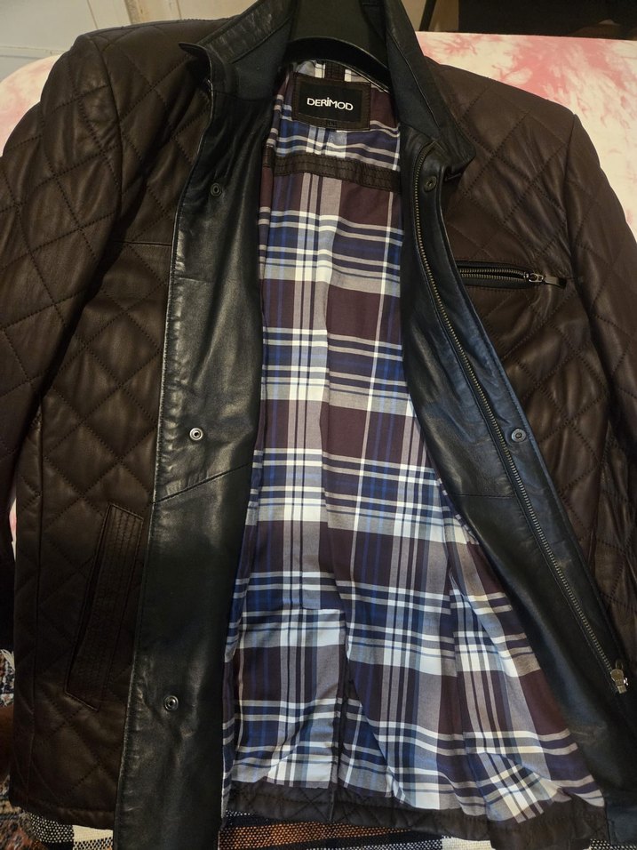 Derimod Erkek Kahverengi L beden hiç giyilmedi - Görsel 3