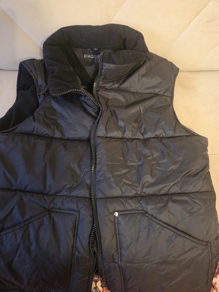 Siyah Fermuarlı Erkek Yelek - Görsel 3