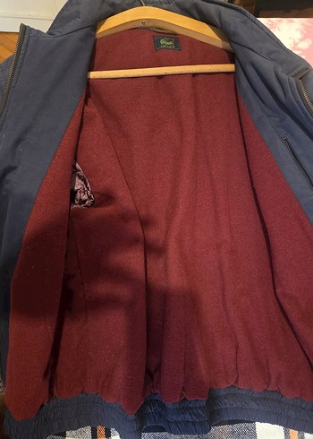 Lacivert Erkek Fermuarlı lacoste mont - Görsel 2