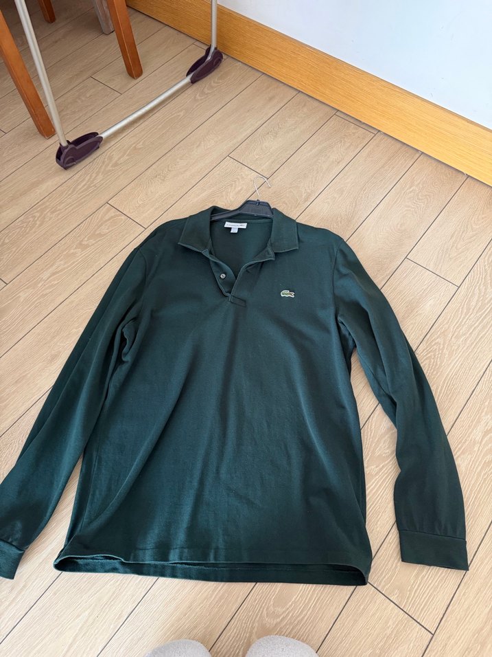 Lacoste Erkek Koyu Yeşil Uzun Kollu Polo - Görsel 4