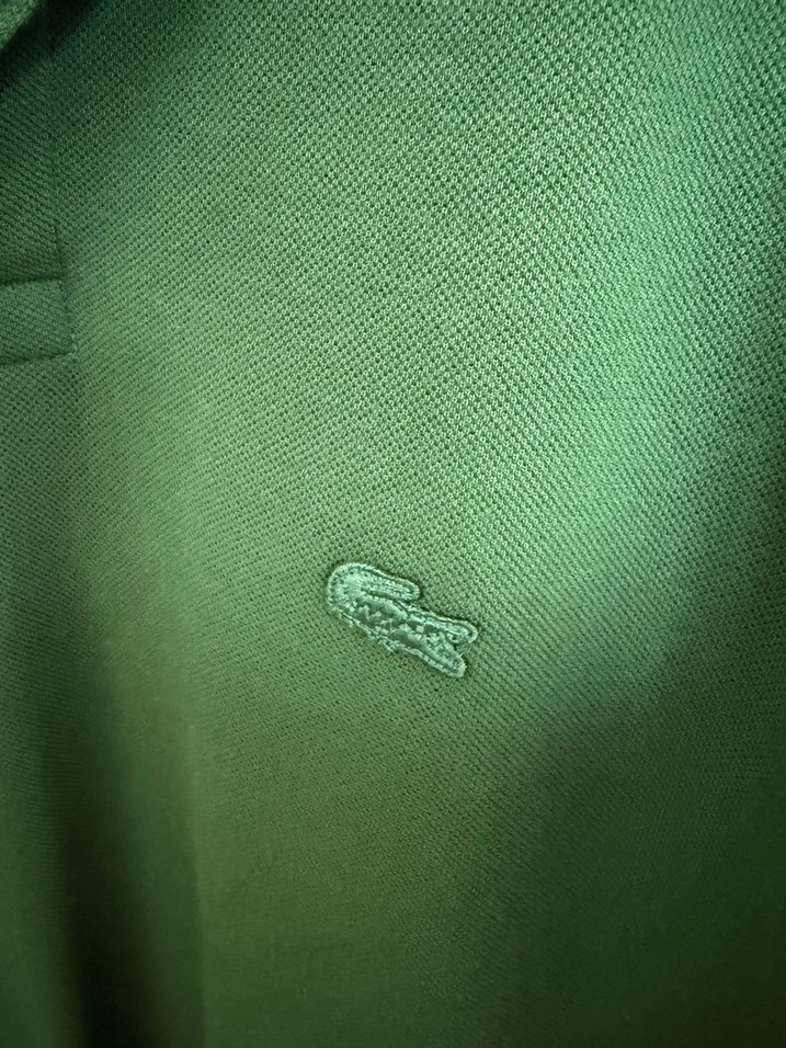 Lacoste Erkek Yeşil Uzun Kollu Polo Tişört - Görsel 3