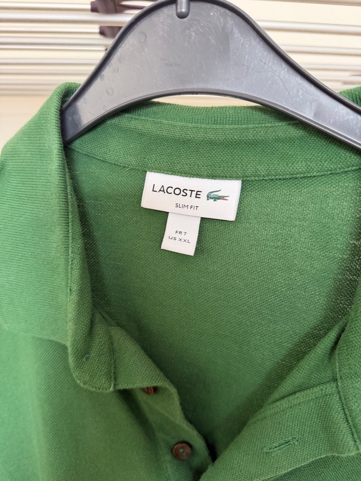 Lacoste Erkek Yeşil Uzun Kollu Polo Tişört - Görsel 2