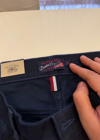 Erkek Us Polo Etiketli Lacivert Kot Pantolon - Görsel 3