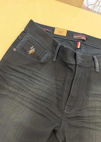 Erkek Us Polo Etiketli Lacivert Kot Pantolon - Görsel 4