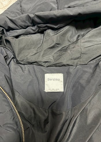 Gri Kadın Puff Mont, Salaş Kesim, Yüksek Yaka - Görsel 3