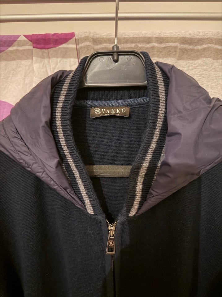 VAKKO Kapüşonlu Erkek Fermuarlı Hırka - Görsel 2