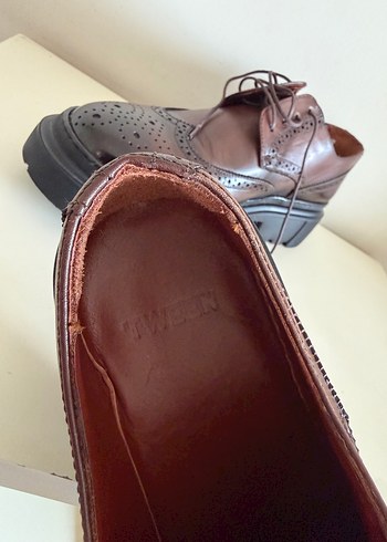 Damat Kahverengi Deri Klasik Erkek Ayakkabısı - Görsel 3