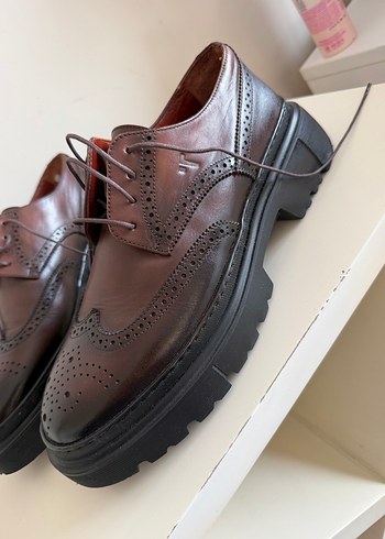 Damat Kahverengi Deri Klasik Erkek Ayakkabısı - Görsel 4