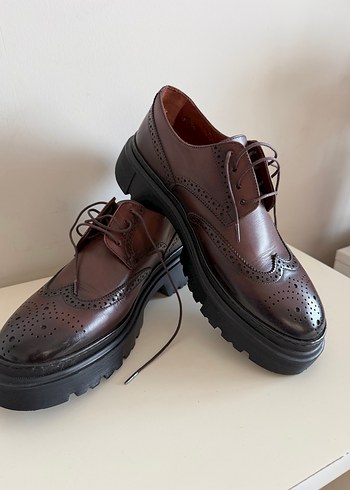 Damat Kahverengi Deri Klasik Erkek Ayakkabısı - Görsel 2