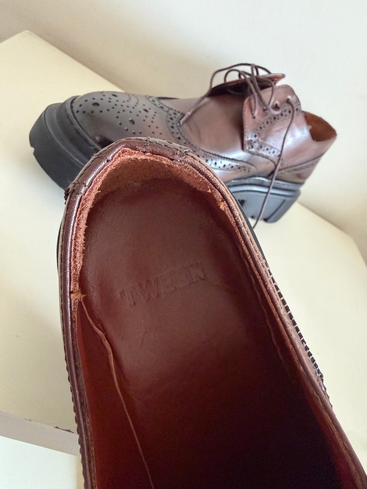 Damat Kahverengi Deri Klasik Erkek Ayakkabısı - Görsel 3