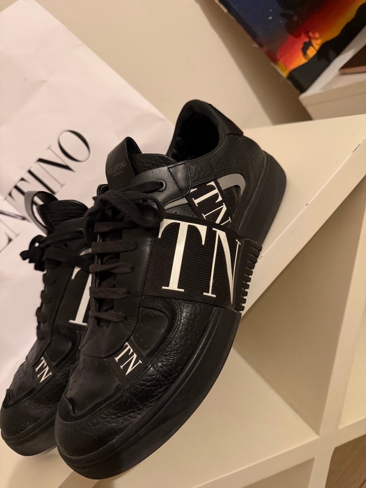Siyah Valentino Tokalı Erkek Spor Ayakkabı - Görsel 2