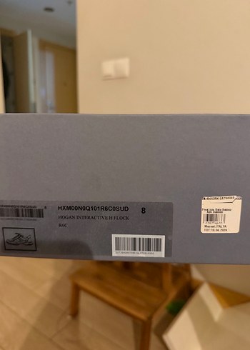 Gri Süet Hogan Erkek Spor Ayakkabı - Görsel 4