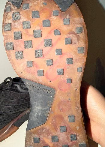 Siyah Givenchy Erkek Snaker - Görsel 3