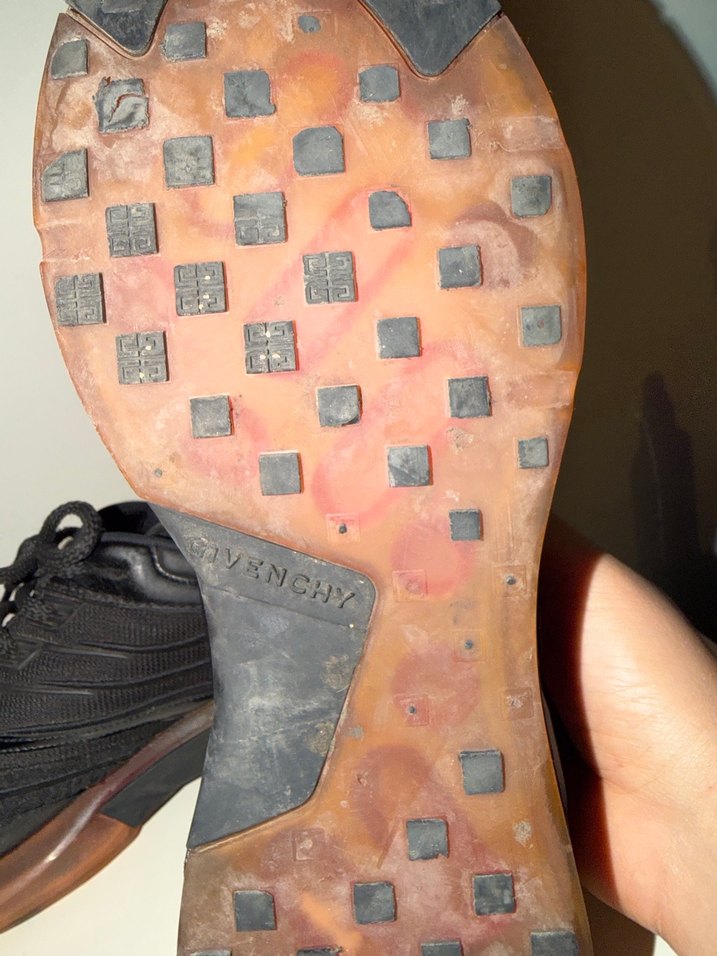 Siyah Givenchy Erkek Snaker - Görsel 3