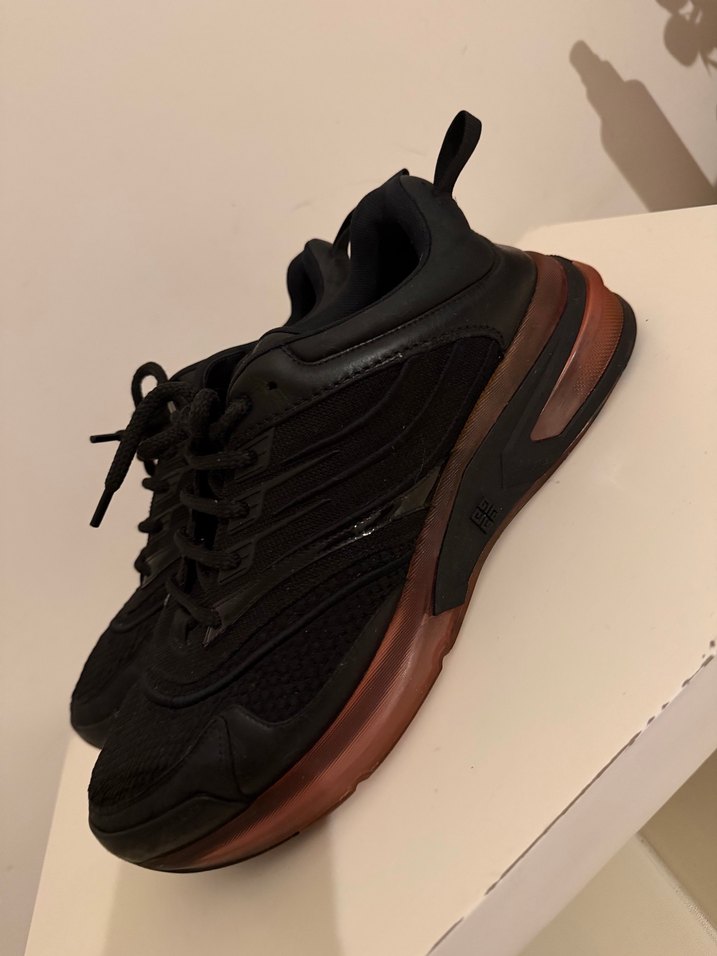 Siyah Givenchy Erkek Snaker - Görsel 2