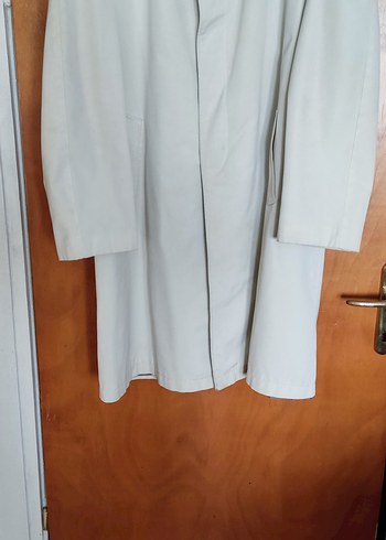 Kürk Detaylı Bej Erkek Klasik Midi Kaban - Görsel 2