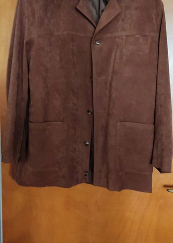 Kahverengi Süet Regular Fit Erkek Ceket - Görsel 2