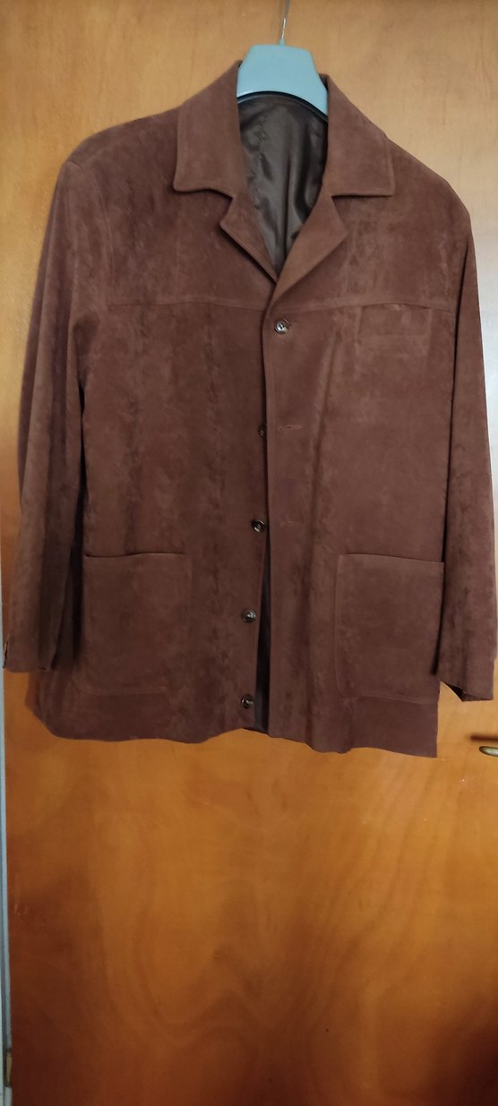 Kahverengi Süet Regular Fit Erkek Ceket - Görsel 2