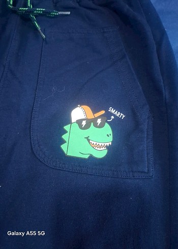 Erkek Çocuk Lacivert Fermuarlı Eşofman Altı - Görsel 2