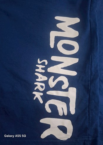 Rahat Kesim Mavi Baskılı Erkek Şort - Görsel 2